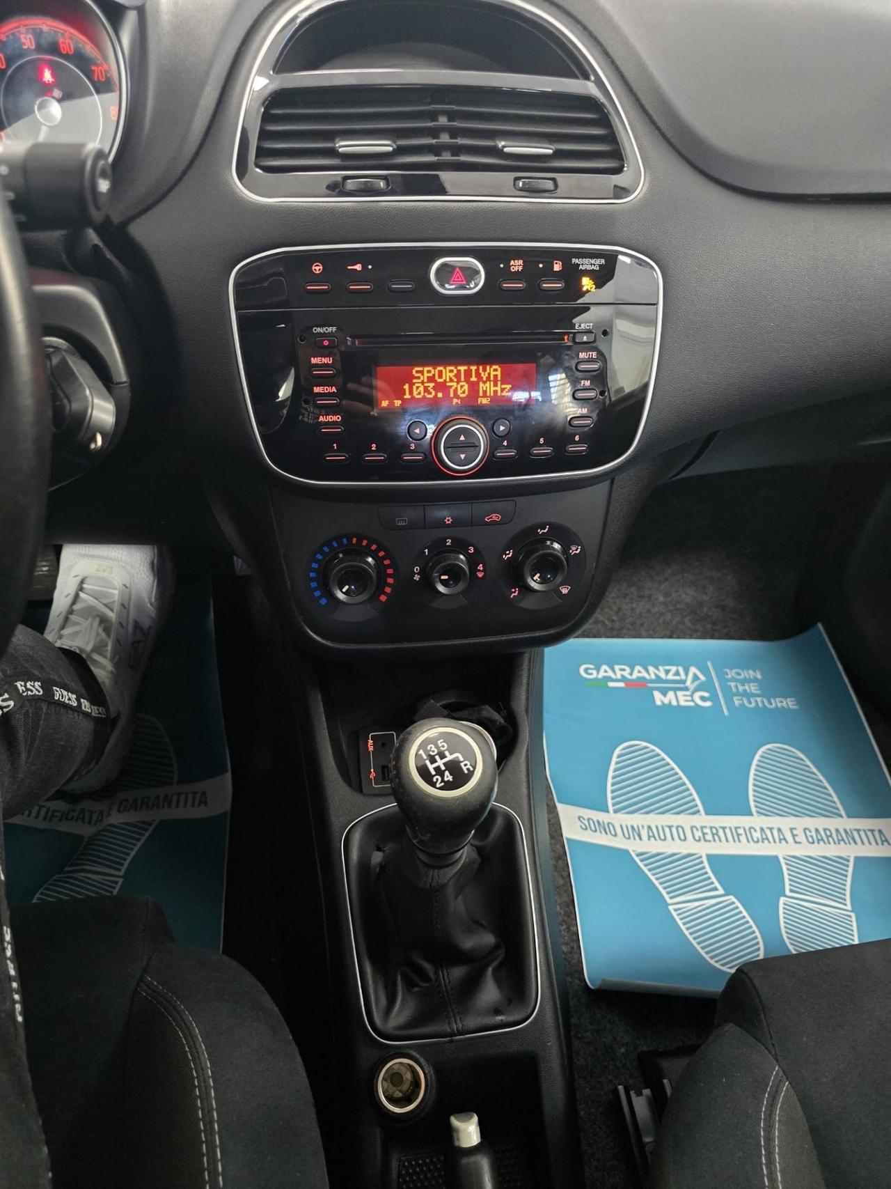 Fiat Punto Evo 1.4 gpl 77cv anno 2016 km 106000