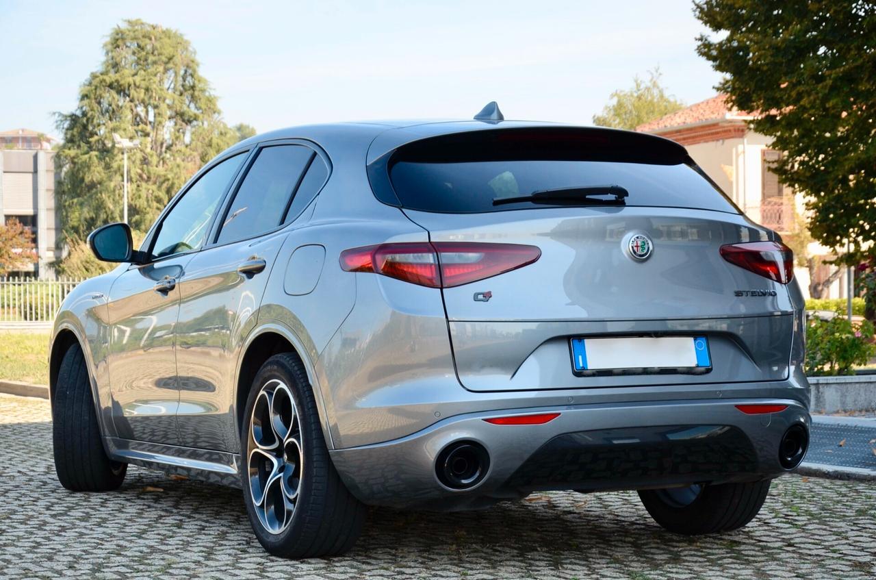ALFA ROMEO STELVIO 2.2 T VELOCE Q4 210cv AUTO, EURO 6D, SERVICE CON FATTURE, XENO, RETROCAMERA, PELLE, PERMUTE
