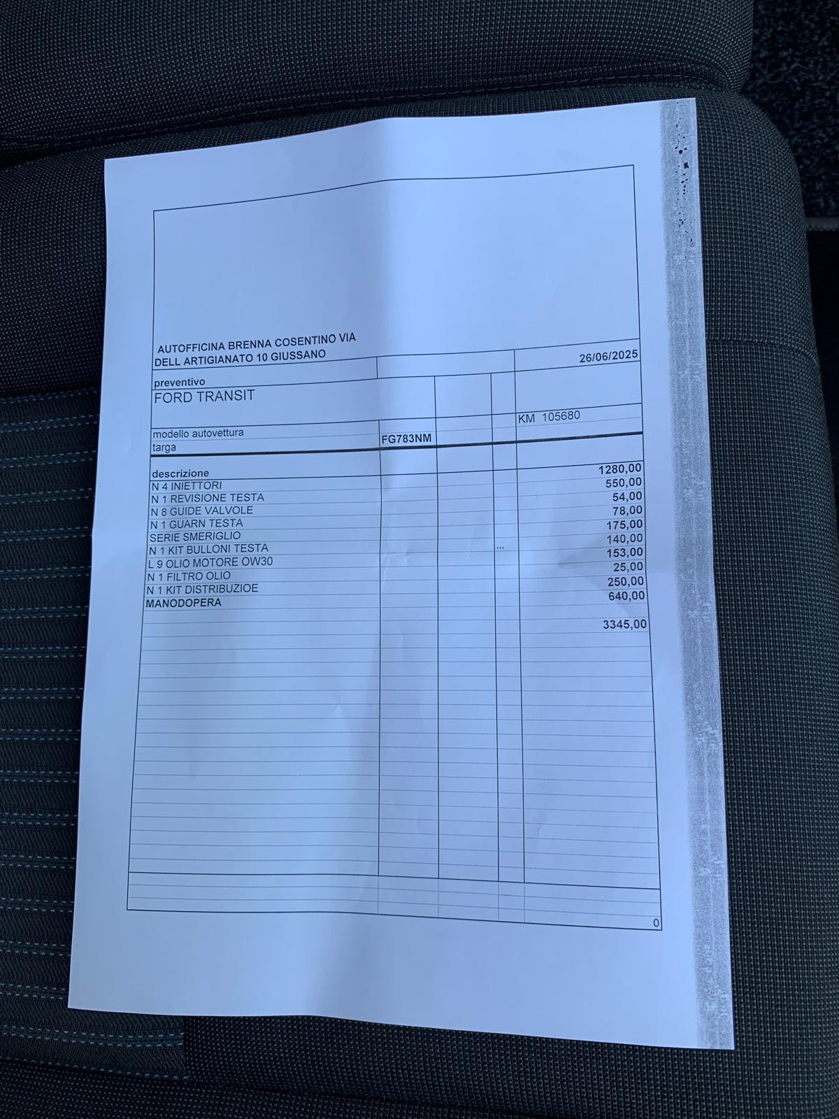 FORD TRANSIT FURGONE ISOTERMICO