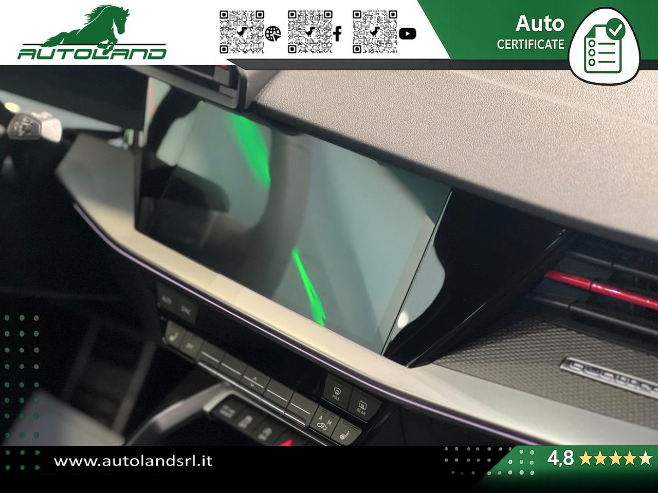 Audi RS3 Sportback 2.5 tfsi quattro s-tronic TETTO - MATRIX- B&O - MASSAGGIO - ACC