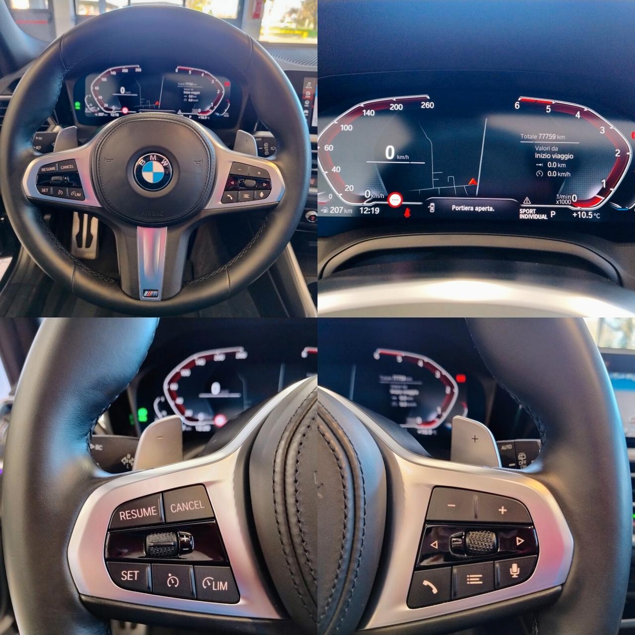 BMW 330d 48V Touring Msport *TETTO*SEDILI M3*GANCIO*LIVE