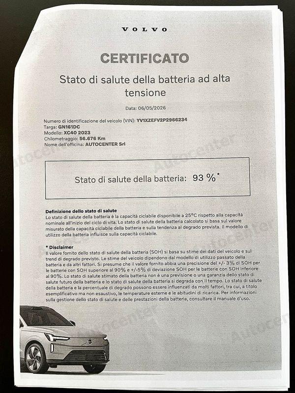 Volvo XC40 PURE ELECTRIC SINGLE MOTOR FWD PLUS
