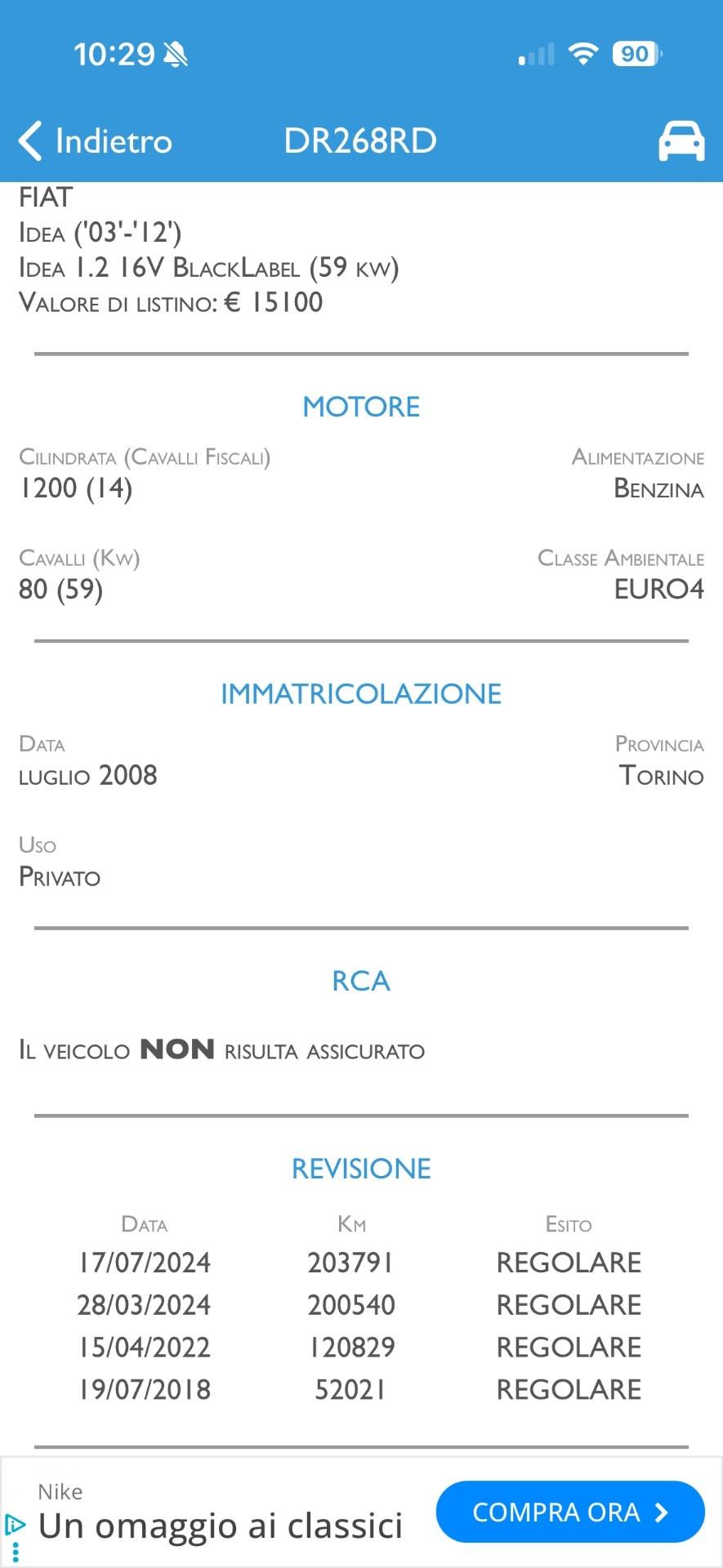 Fiat Idea 1.2 16V BlackLabel
