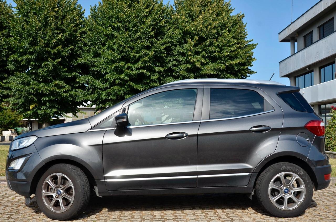FORD ECOSPORT 1.5 TDCI TITANIUM ECOBLUE 100cv, UNICOPROPRIETARIO, EURO 6D, APPLE ANDROID, RETROCAMERA, PERMUTE