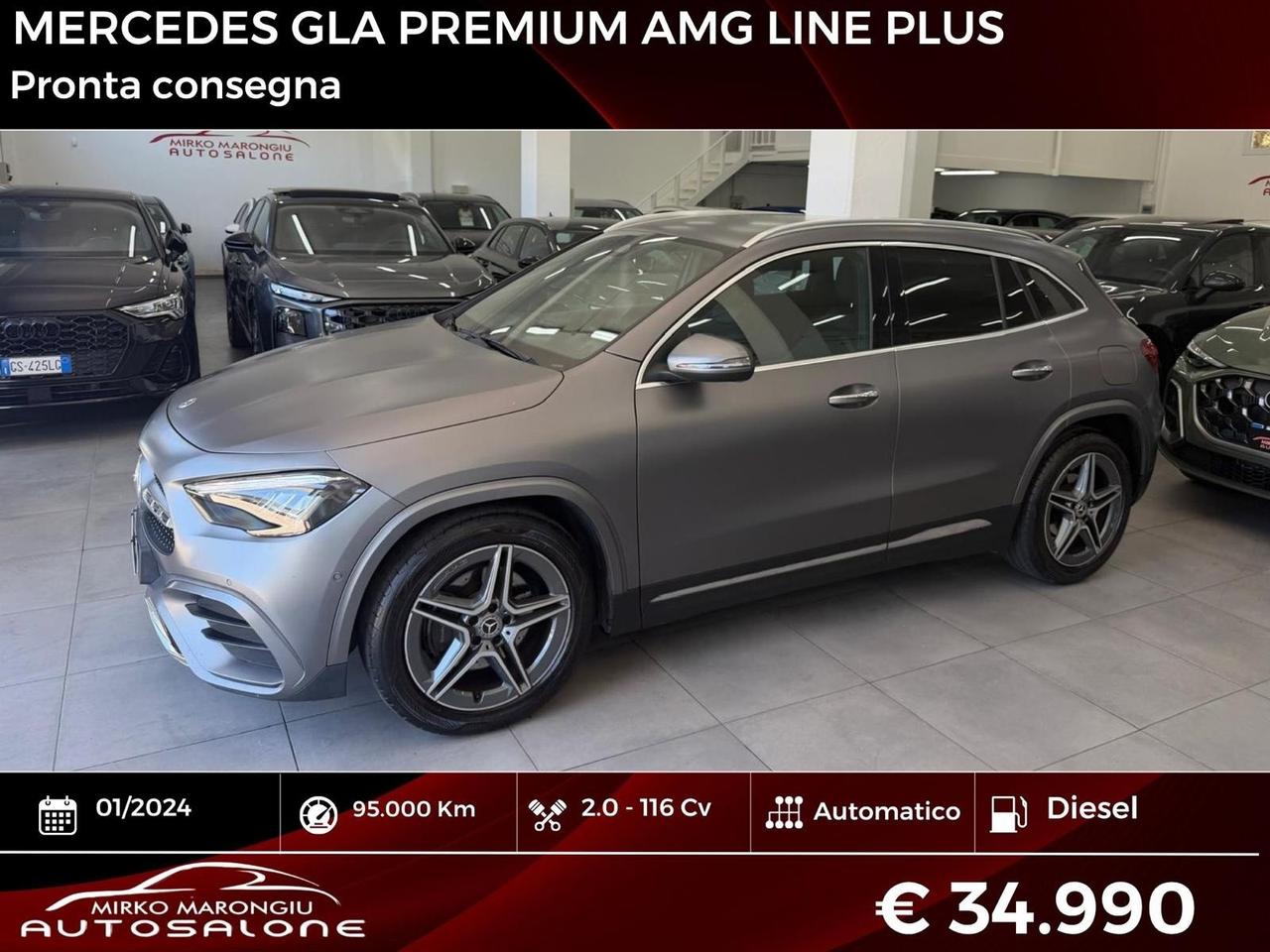 Mercedes GLA Automatic AMG Line Plus FINANZIABILE