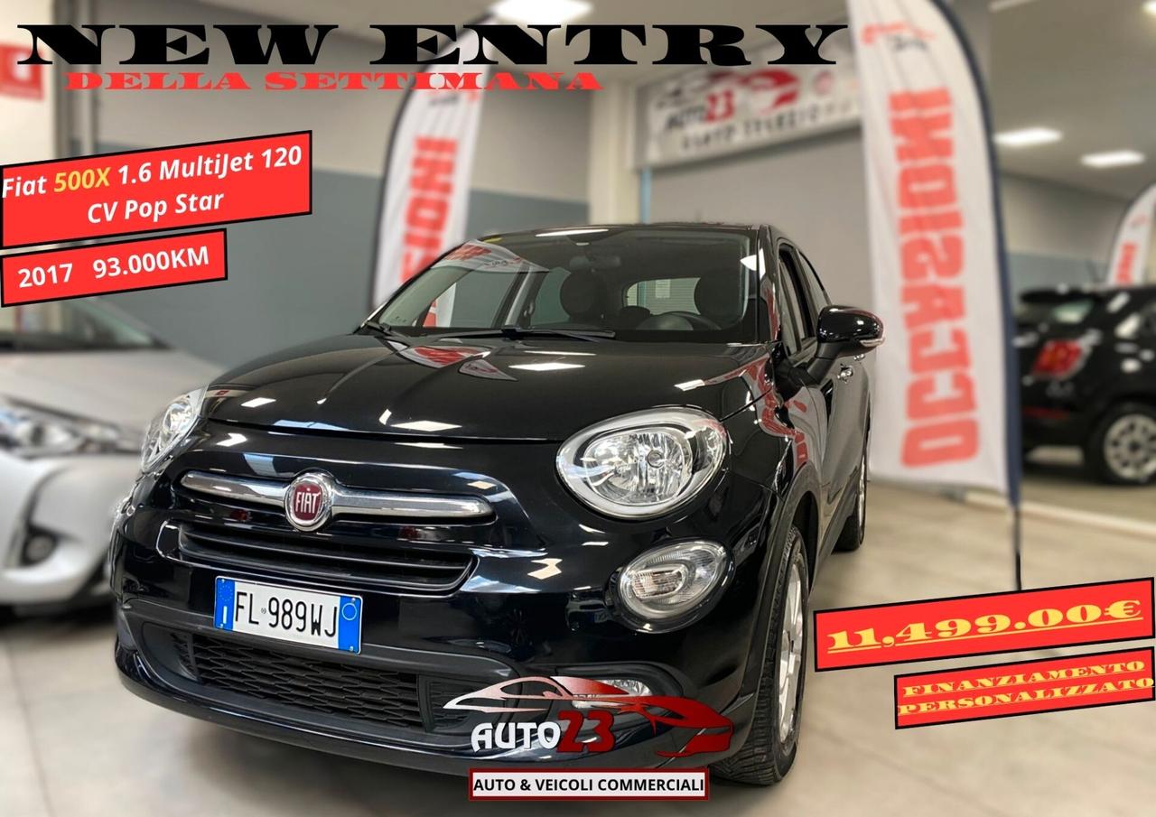 Fiat 500X 1.6 MultiJet 120 CV Pop Star