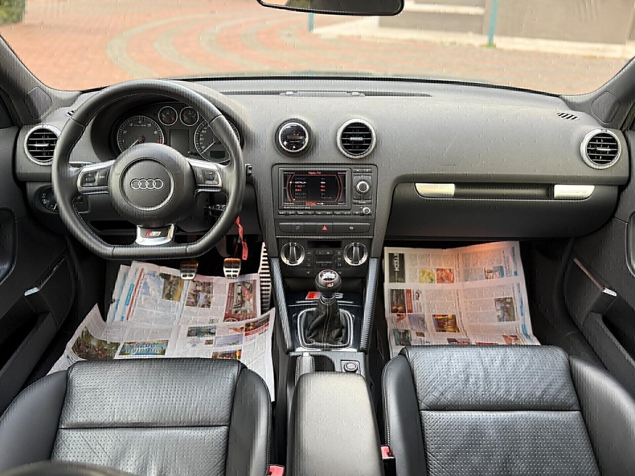 Audi S3 SPB 2.0 Turbo 265 cv quattro pelle,tetto apribile,cerchi 18 diamantati,fari xeno led,retrocamera,full