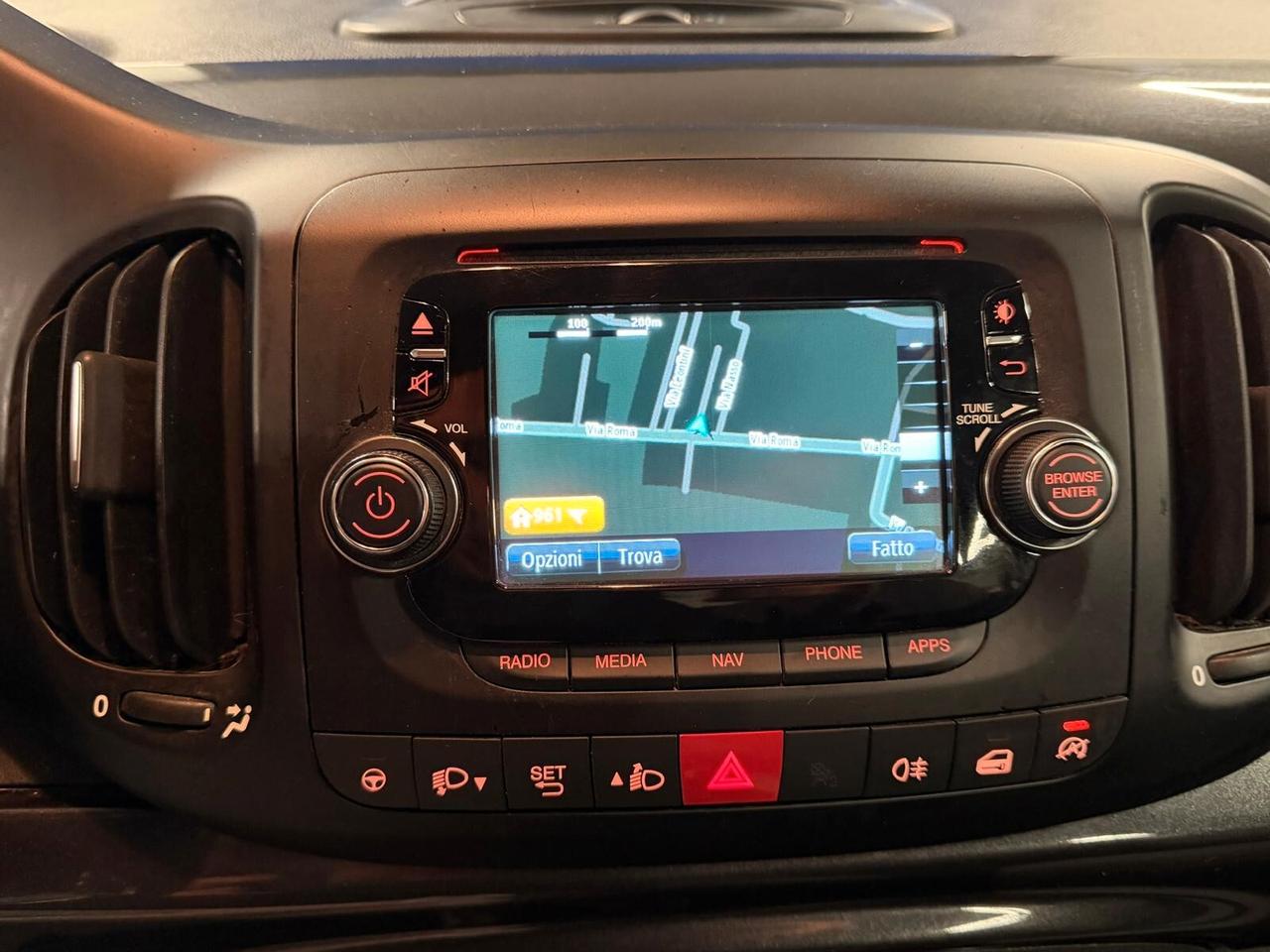 FIAT 500L LOUNGE 1.3 MJT 95CV NAVI CRUISE GANCIO TRAINO ANNO 2016