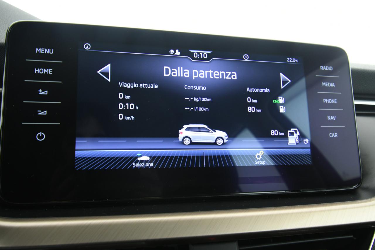 SKODA Kamiq 1.0 g-tec Style 90cv NEOPATENTATI+ACC+APP CONNECT+FULL LED