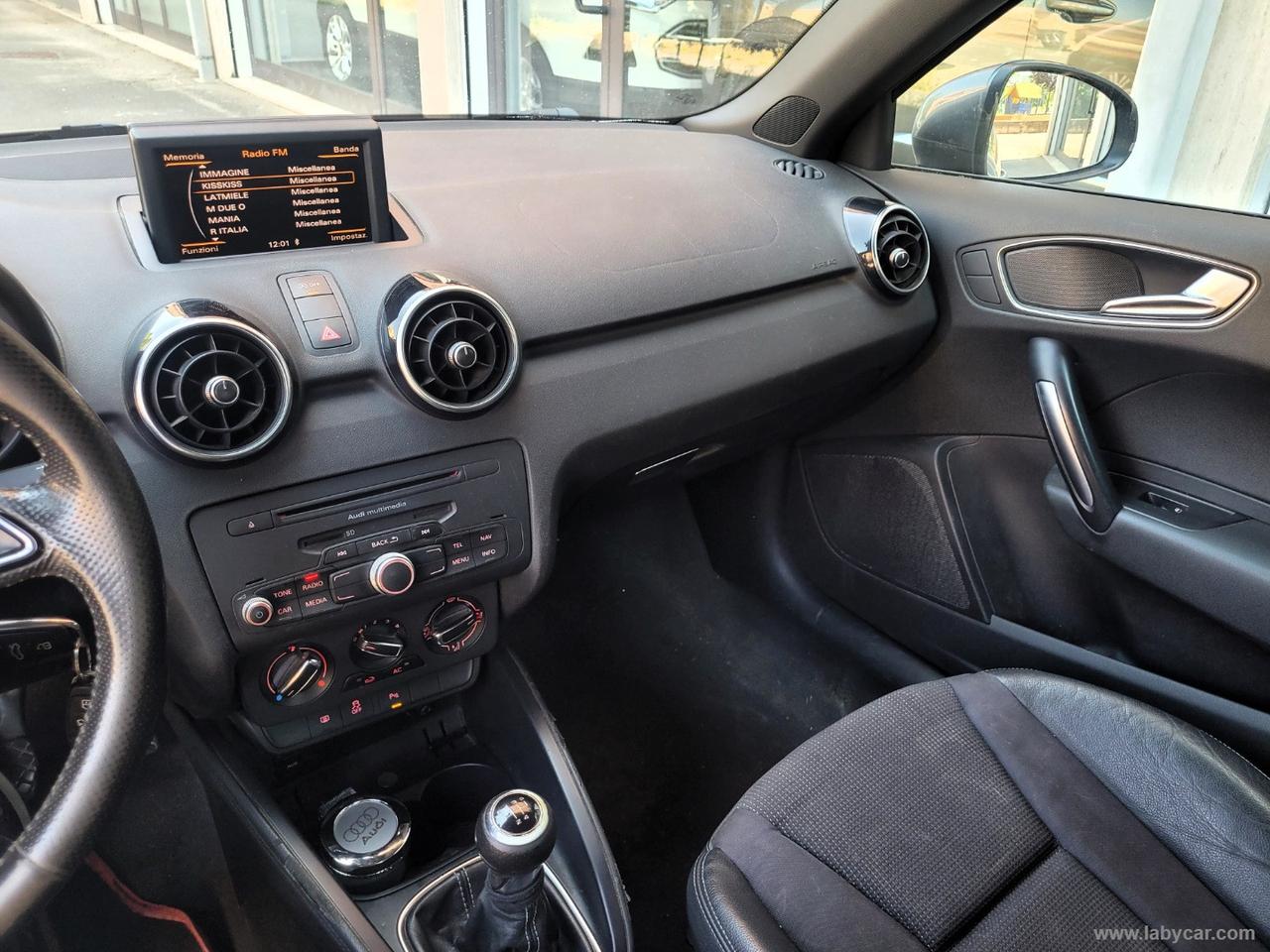 AUDI A1 1.6 TDI 105 CV SLINE ITA*BI-COLOR