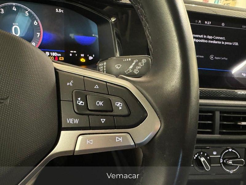 Volkswagen Polo Polo 1.0 TSI Life CLIMA VOL PELLE MULTI - CARPLAY -C LEGA!SOLO KM 21200!!