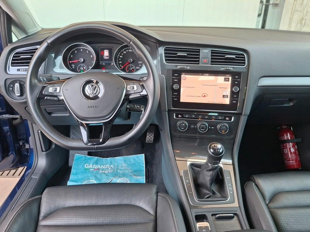Volkswagen Golf 7.5 1.5 TGI 130cv Pelle/Fari LED - 2019