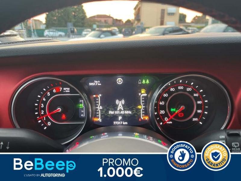 Jeep Wrangler UNLIMITED 2.0 TURBO RUBICON AUTO