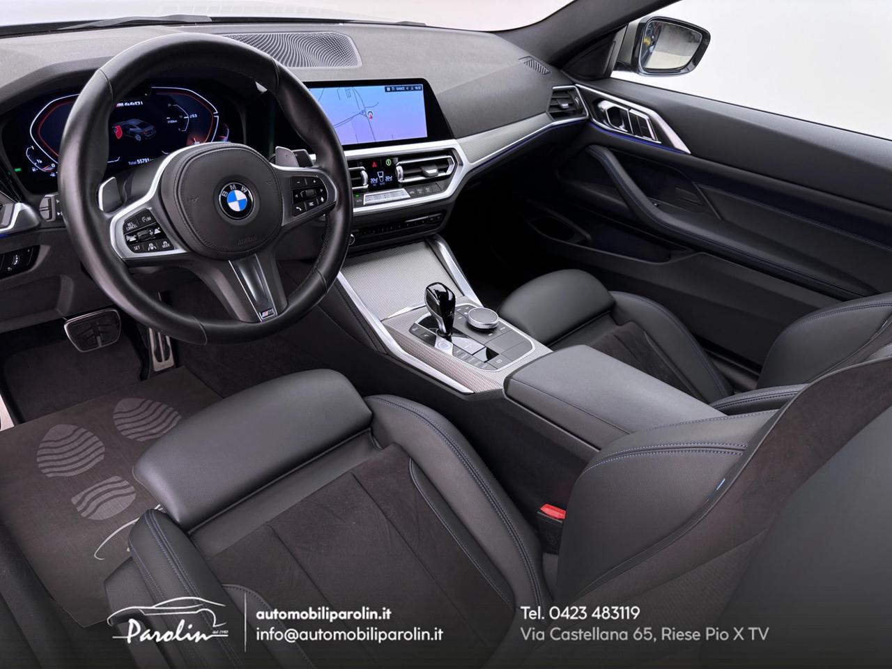 BMW Serie 4 M Coupe M440i Coupé 48V xdrive Assetto adattivo-ACC-Keyless