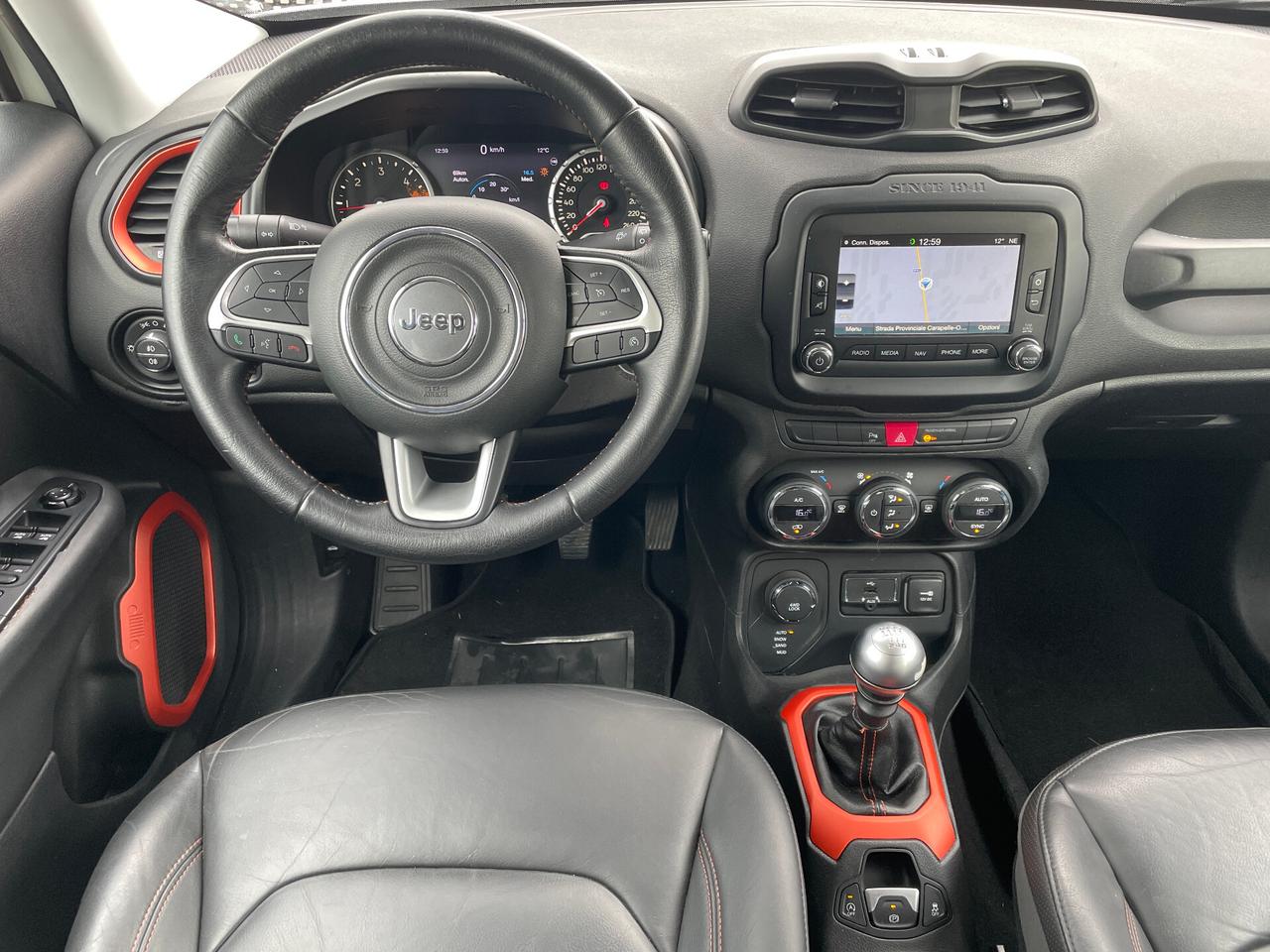 Jeep Renegade 2.0 Mjt 140CV 4WD Limited-NAVIGATORE-RETROCAMERA-PELLE