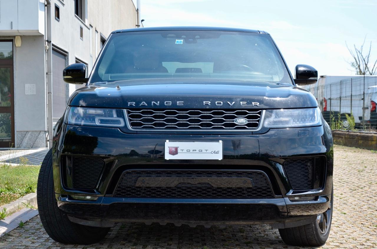 LAND ROVER RANGE ROVER SPORT 3.0 TD V6 DYNAMIC HSE 249cv AUTO, UNICOPROPRIETARIO, EURO 6D, UFF ITALIANA, SERVICE LAND ROVER, GANCIO TRAINO, 21", RETROCAMERA, PERMUTE