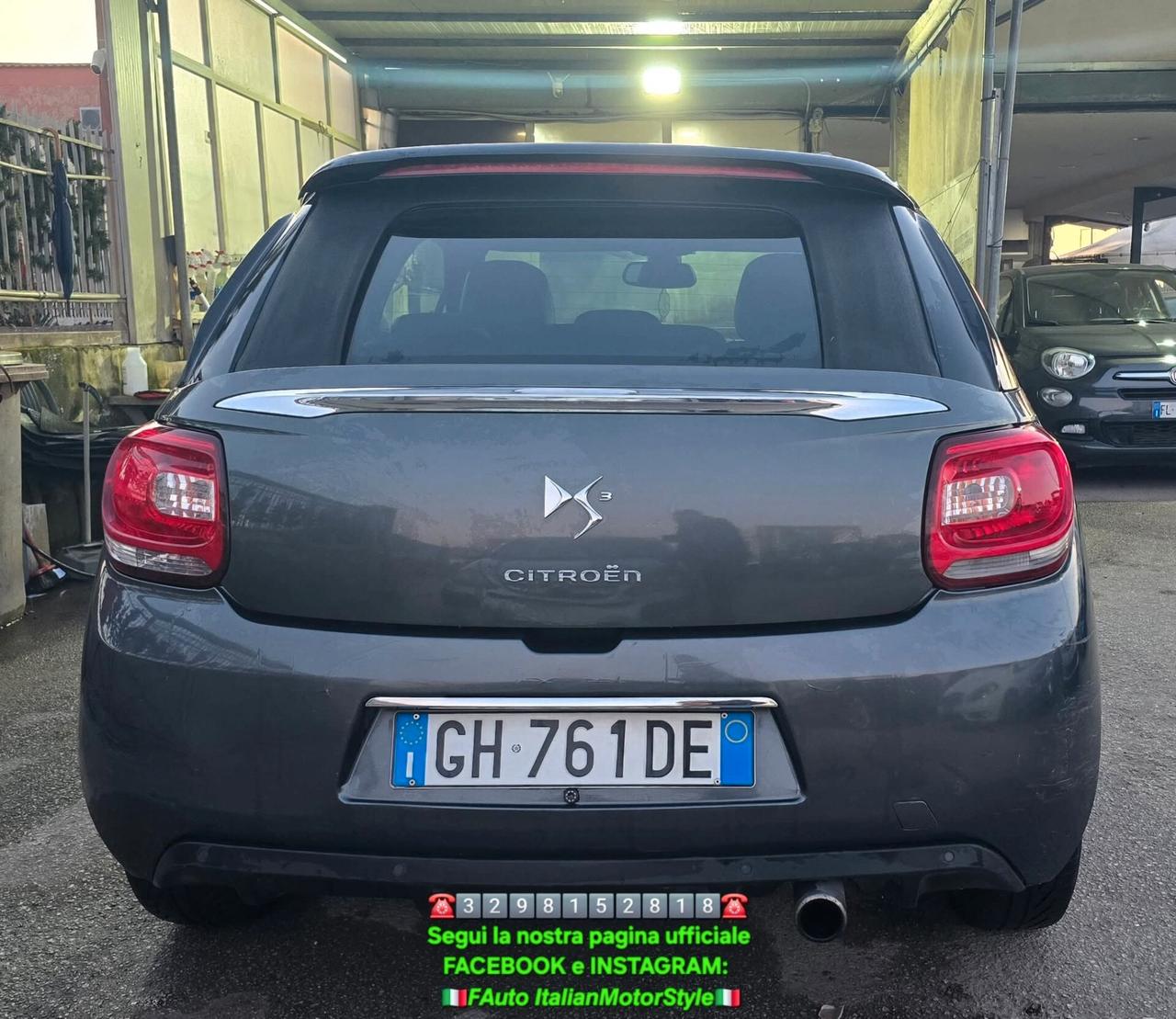 Ds DS3 DS 3 1.2 VTi 82 So Chic Cabrio