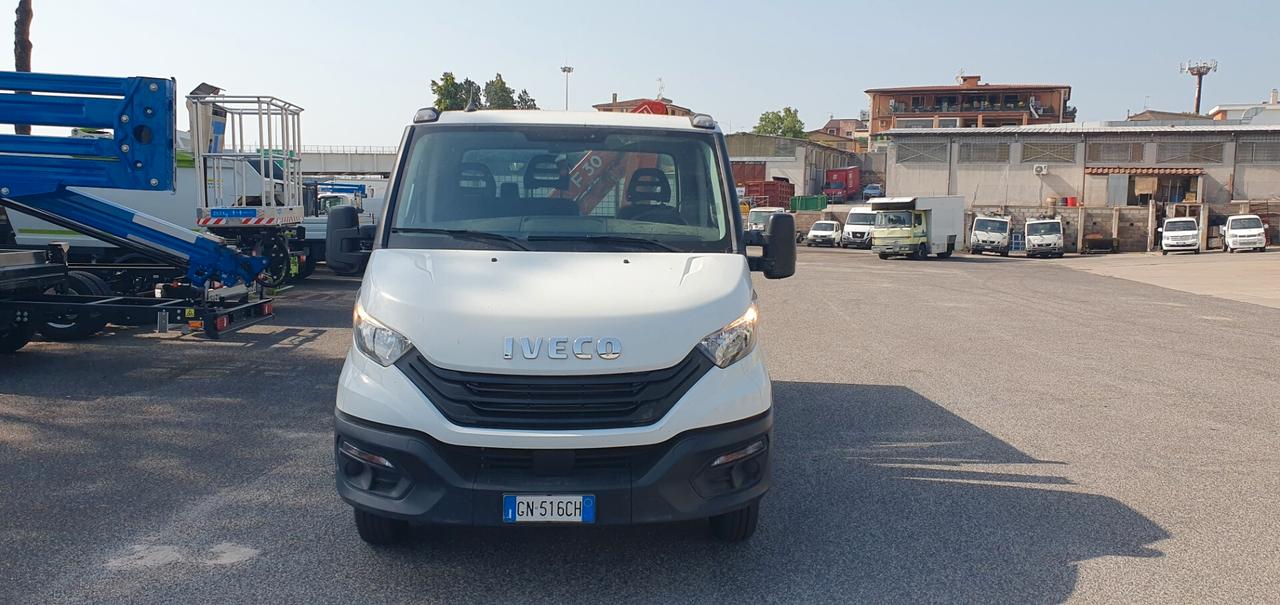 Iveco Daily C 14 cassone ribaltabile e gru Fassi