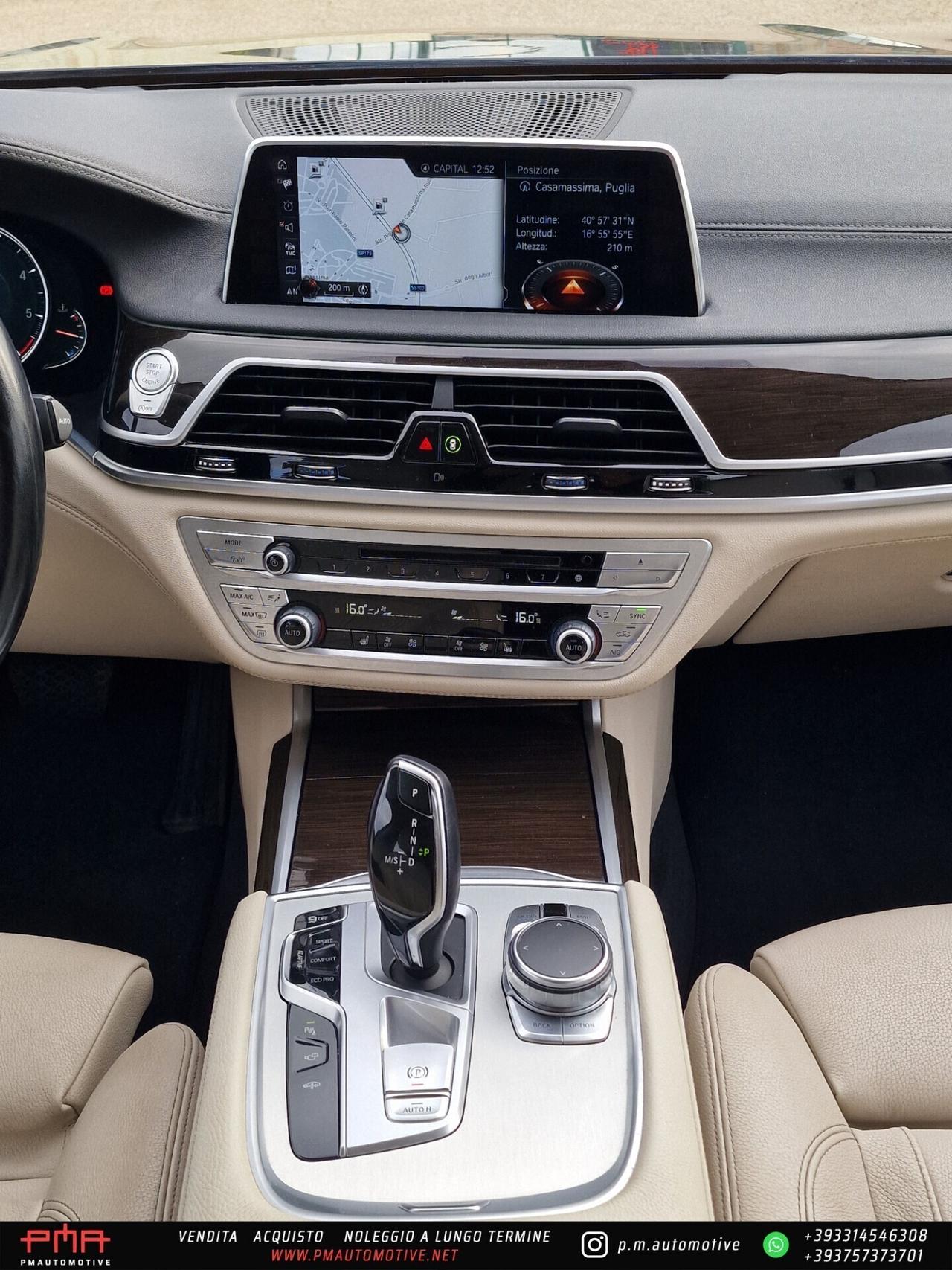 BMW 730 d xdrive Luxury auto tagl. bmw