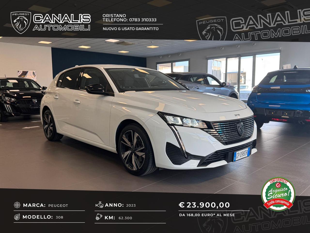 Peugeot 308 BlueHDi 130 EAT8 Allure 2023