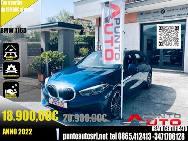 Bmw 116 118 116d Sport blue -FULL LED cerchi m-sport