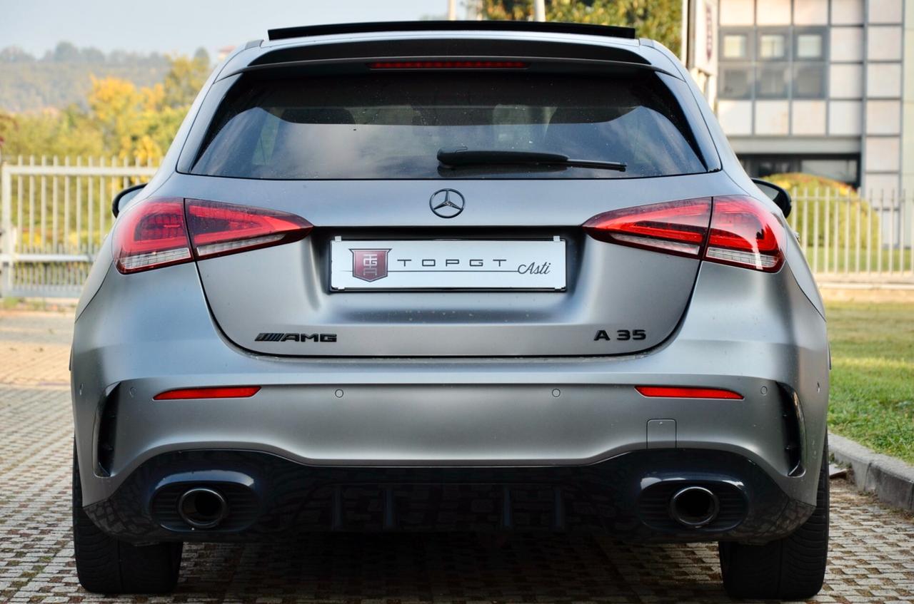 MERCEDES-BENZ A 35 AMG RACE EDITION 4MATIC 306cv AUTO, ECCELLENTI CONDIZIONI, UFF ITALIANA, EURO 6D, TETTO, NIGHT PACK, HI-FI BURMESTER, SCARICO, SOSPENSIONI ADATTIVE, MULTIBEAM, 19", PERMUTE