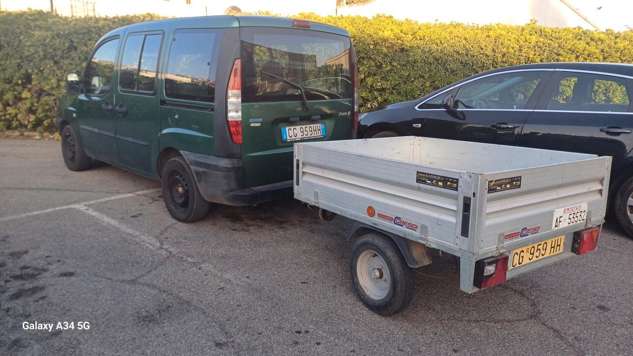 Fiat Doblo 1.9 JTD cat Dynamic-carrello compreso