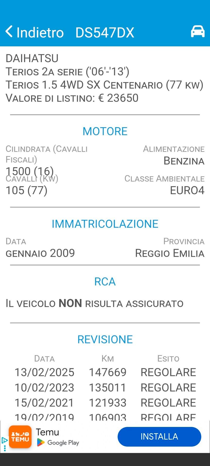 Daihatsu Terios 1.5 4WD Hiro