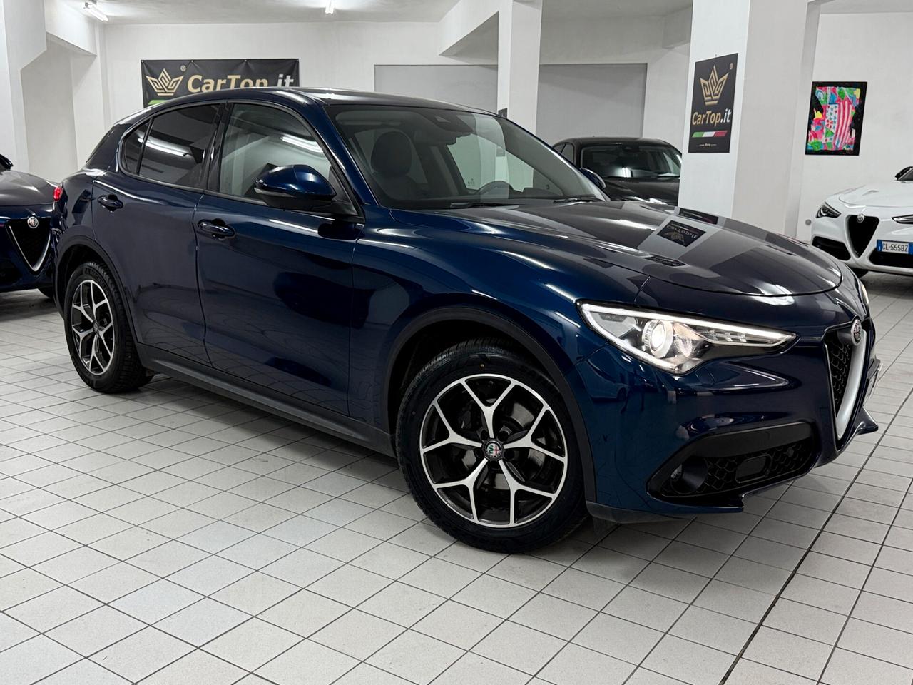 Alfa Romeo Stelvio 2.2 TD 190 CV EXECUTIVE CERCHI 19" APPENA TAGLIANDATA RETROCAMERA BLIND VETRI SCURI UNICO PROPRIETAR