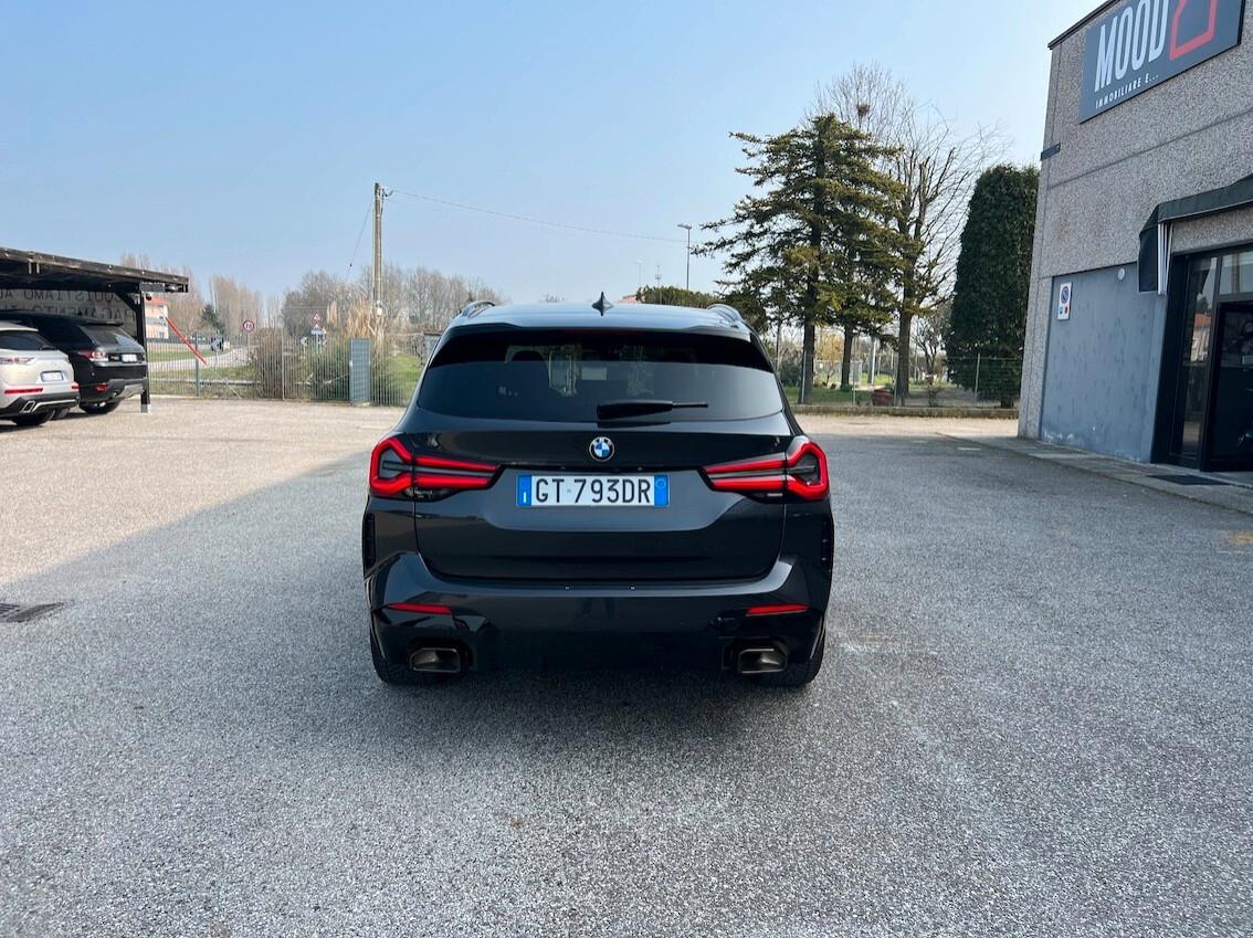 BMW X3 xdrive20d mhev 48V Msport auto UNICO PROPRIETARIO