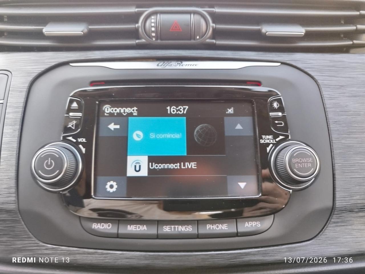 GIULIETTA 1.6jtdm-120cv *PREZZO VERO* TAGLIANDI ALFA- SENSORI-BLUETOOTH
