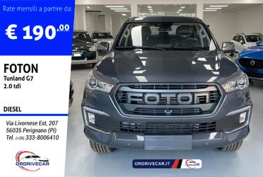 Foton Tunland G7 2.0 tdi