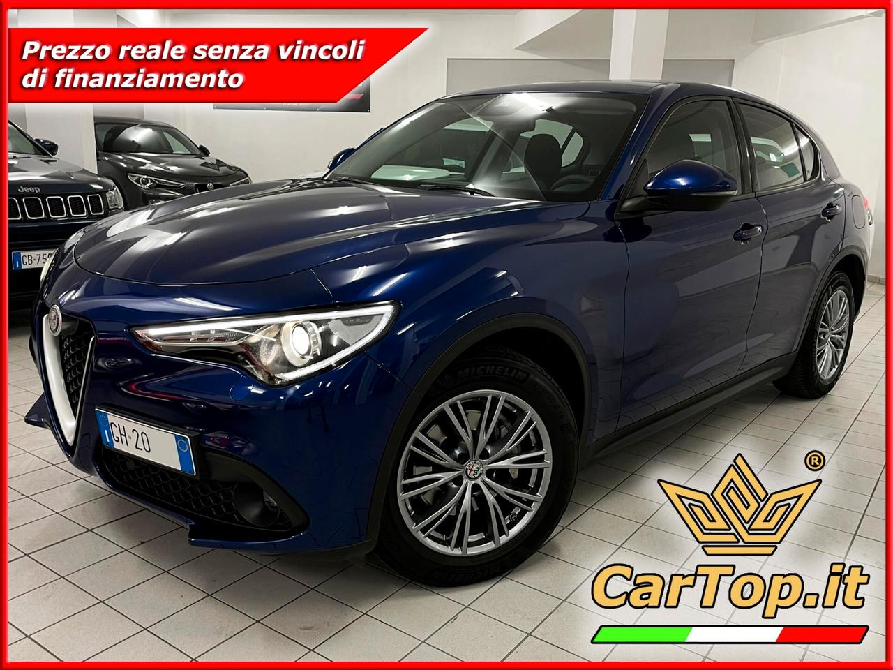 Alfa Romeo Stelvio 2.2 TD 190 CV BUSINESS RETROCAMERA RUOTINO SENSORI ANTERIORI E POSTERIORI