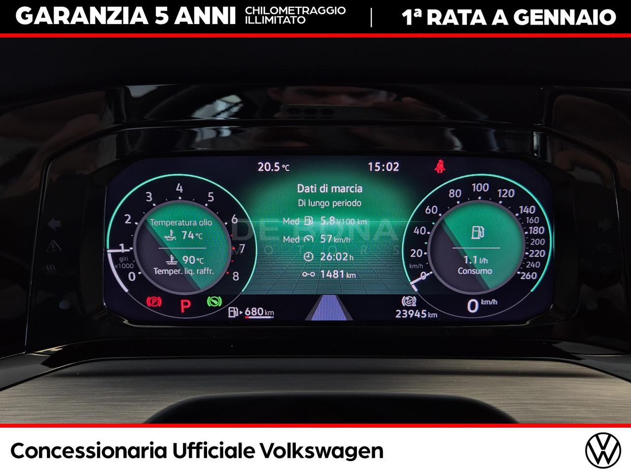 Volkswagen Golf 1.5 etsi evo style 130cv dsg