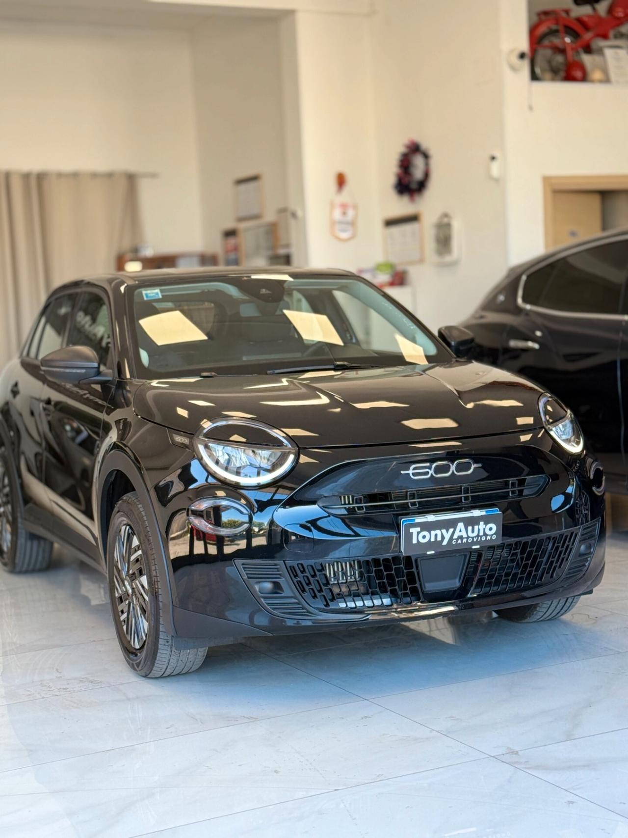 Fiat 600 1.2 hybrid La Prima II 110cv automatica APPLE CARPLAY,VIRTUAL COCKPIT,SENSORI PARCHEGGIO,GARANZIA UF