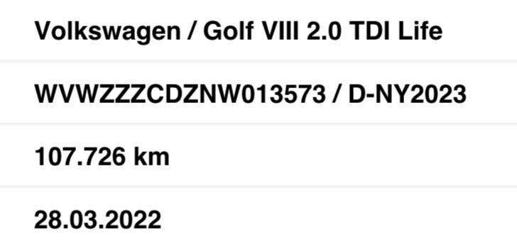 Volkswagen Golf 2.0 TDI 115 CV LIFE