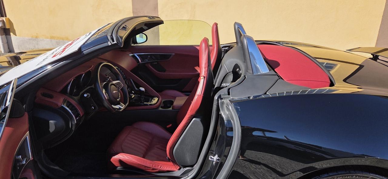 Jaguar F-Type 3.0 V6 340 CV COUPE' CABRIO KM.84000 CERTIFICATI UNICO PROPRIETARIO!