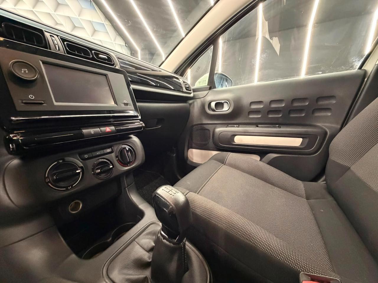Citroen C3 PureTech 83CV-KM CERTIFICATI-12 MESI GARANZIA-PERMUTE
