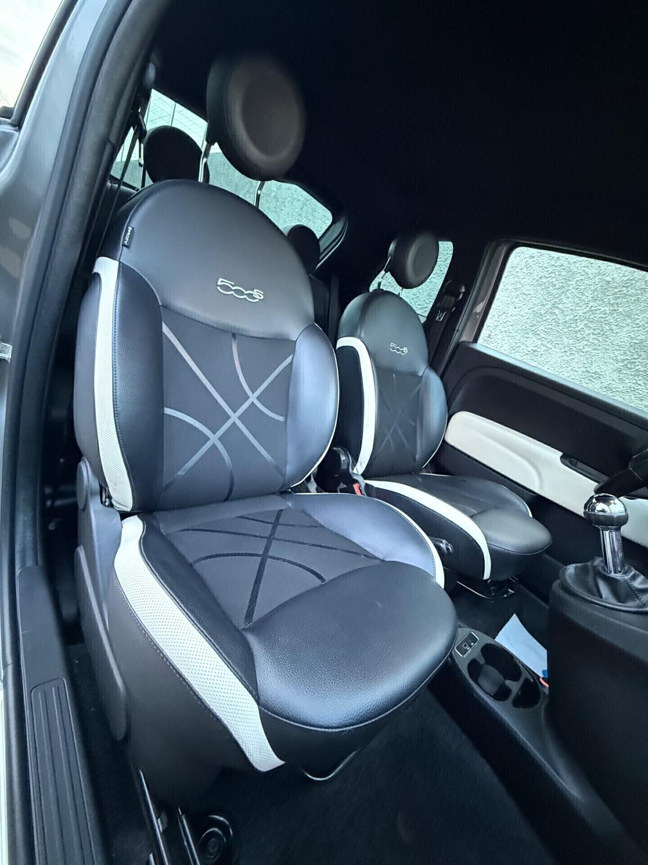 Fiat 500S 1.3 Multijet 95 CV Euro6,Pelle,cerchi opachi,Uconnect,ecc.