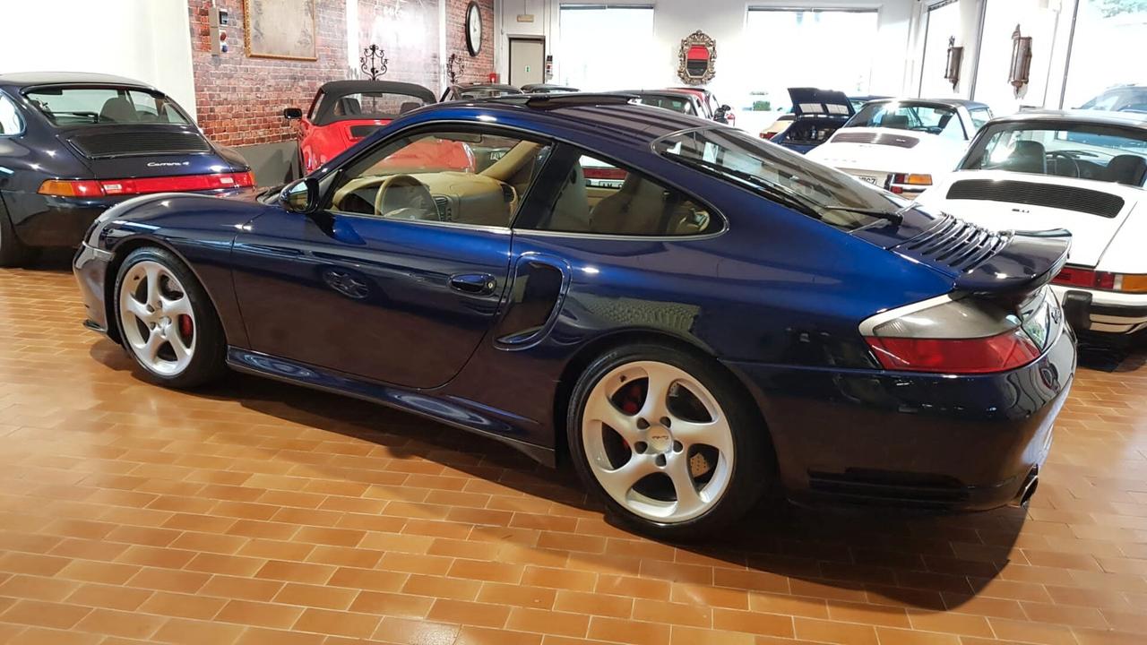 Porsche 911 996 Turbo Coupé book service Asi Blu Lapis