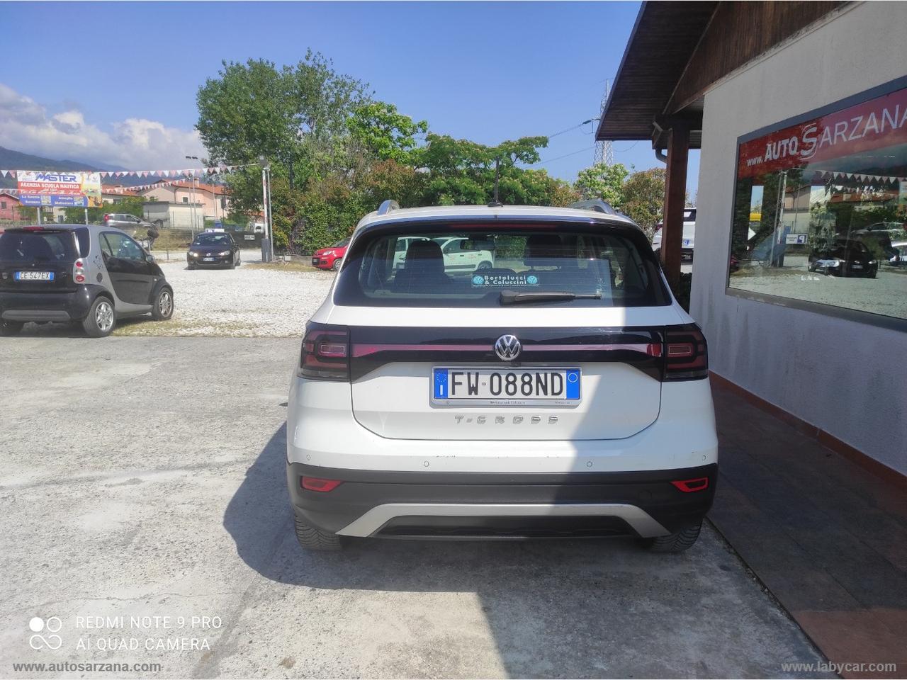 VOLKSWAGEN T-Cross 1.0 TSI 115 CV FUN BMT 3 ANNI GARANZIA -- 15GG SODDISFATII O RIBORSATI