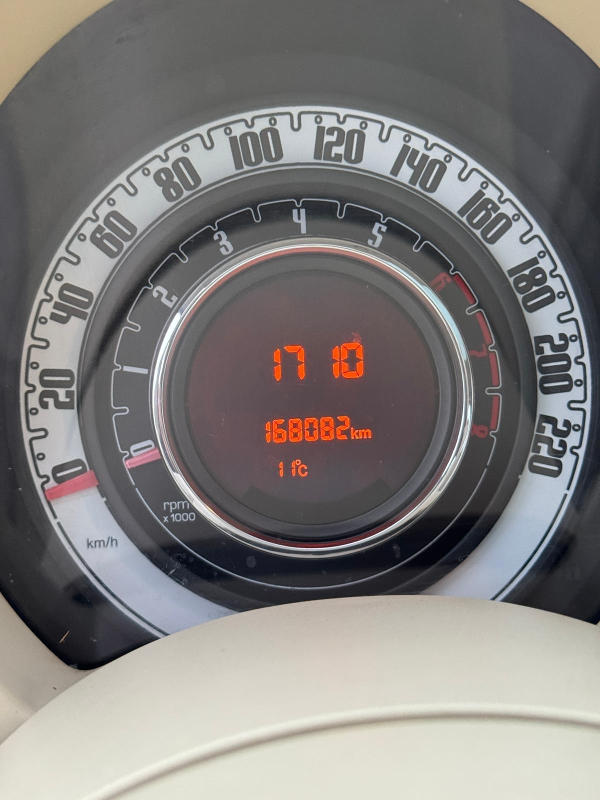 Fiat 500 1.2 benz 168000 km