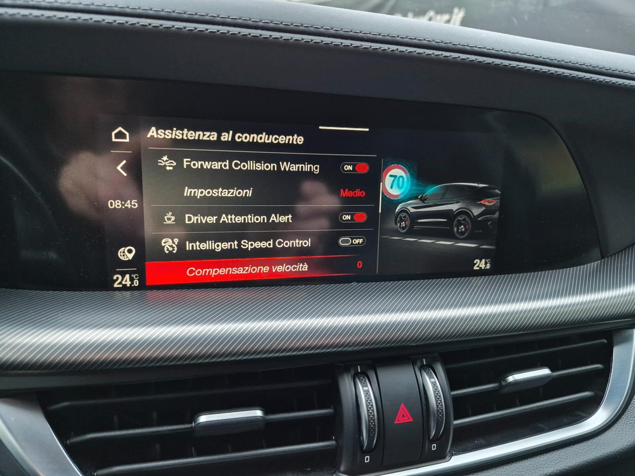 Alfa Romeo Stelvio VELOCE Q4 AT8 2.2 MTJ 210CV TOTAL BLACK C20"