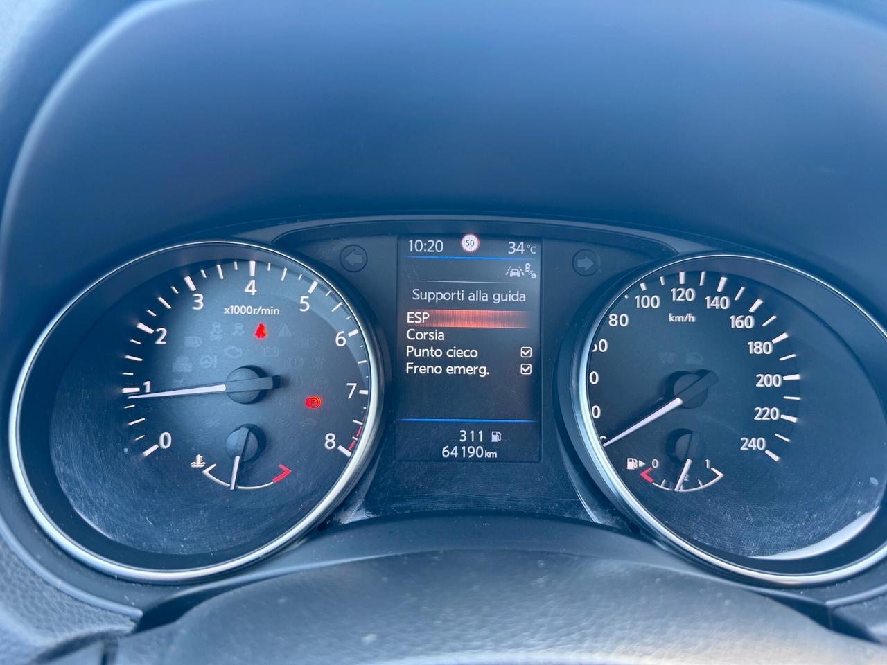 Nissan Qashqai 1.3 dig-t Tekna 160cv TETTO PELLE LED 1 PROPR.