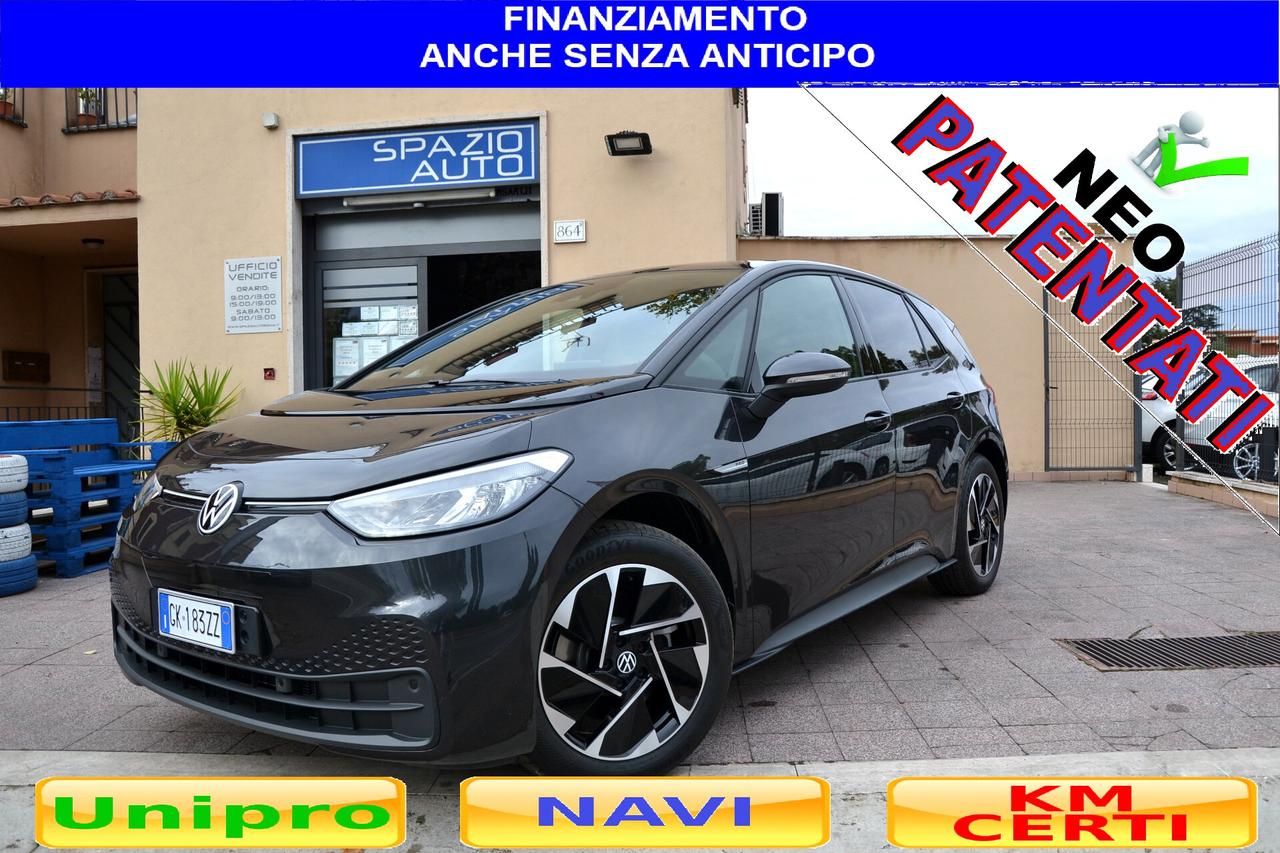 Volkswagen ID.3 PERFORMANCE 58KWh 400KM **PREZZO VERO*UNIPRO**