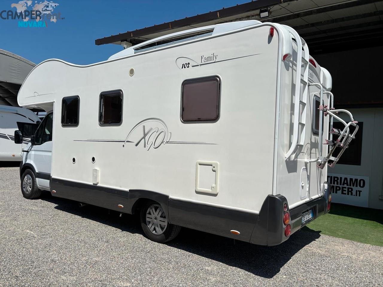 RIMOR XGO FAMILY 102 - MANSARDATO CON LETTO ALLA FRANCESE IN CODA E GARAGE FORO 147 x 48