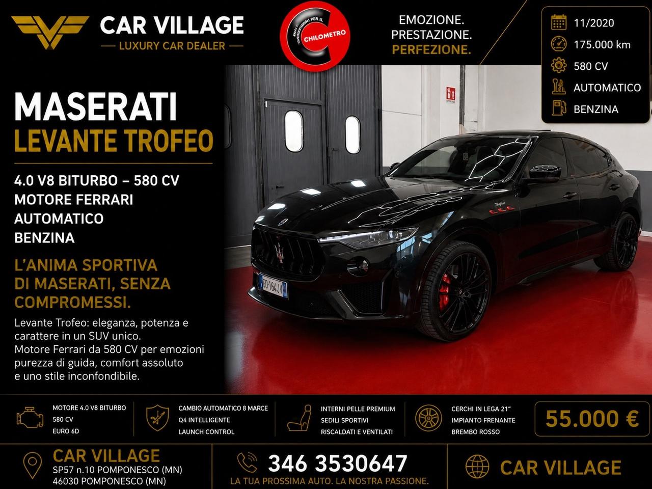 Maserati Levante V8 580 CV AWD Trofeo