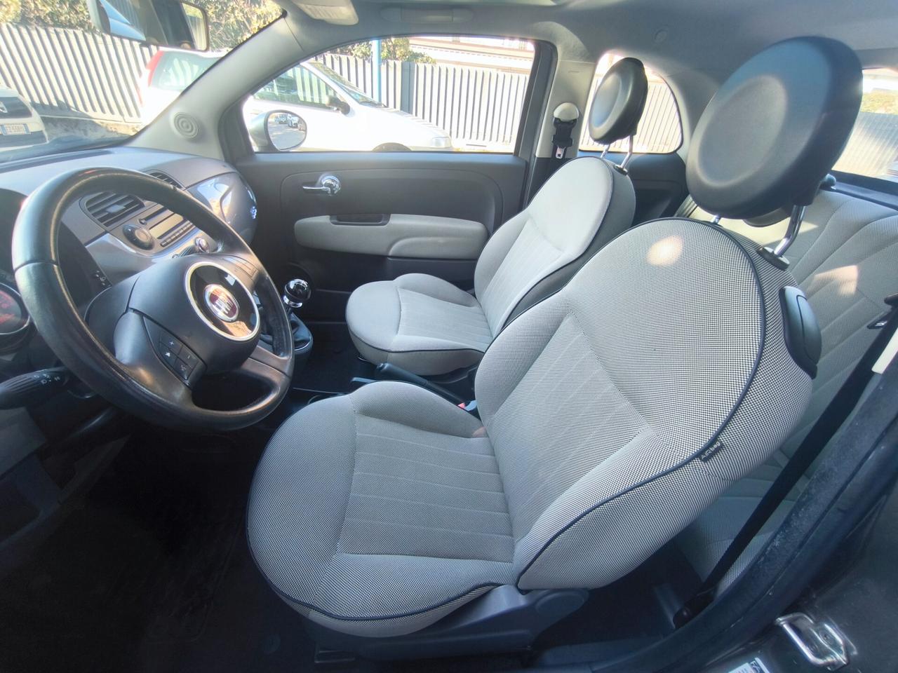 FIAT 500 1,2 BENZINA-LOUNGE -EURO 6- OK NEOPATENTATI