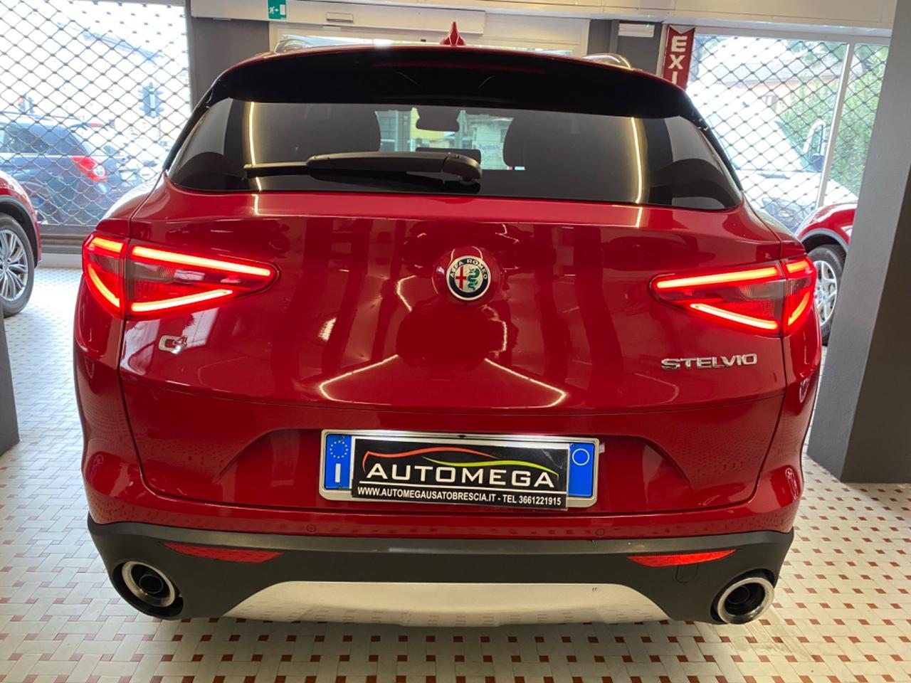 ALFA ROMEO STELVIO 2.2 SUPER Q4 PELLE ROSSA 190CV