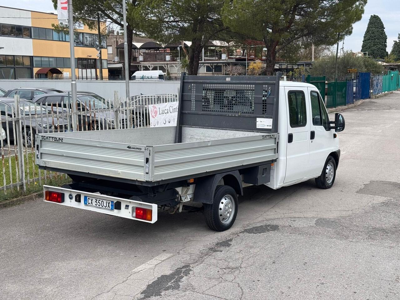 Fiat Ducato 15 2.3 JTD DOPPIA CABINA 7P CASSONE FISSO